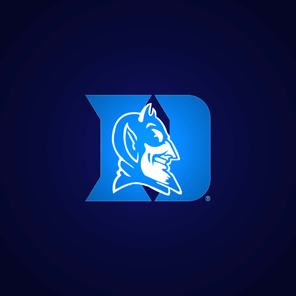 Logoblu Dei Duke Blue Devils Di Pallacanestro Sfondo