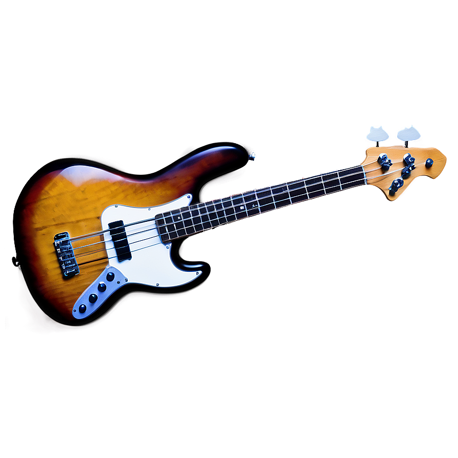 Blue Bass Guitar Png 06202024 PNG