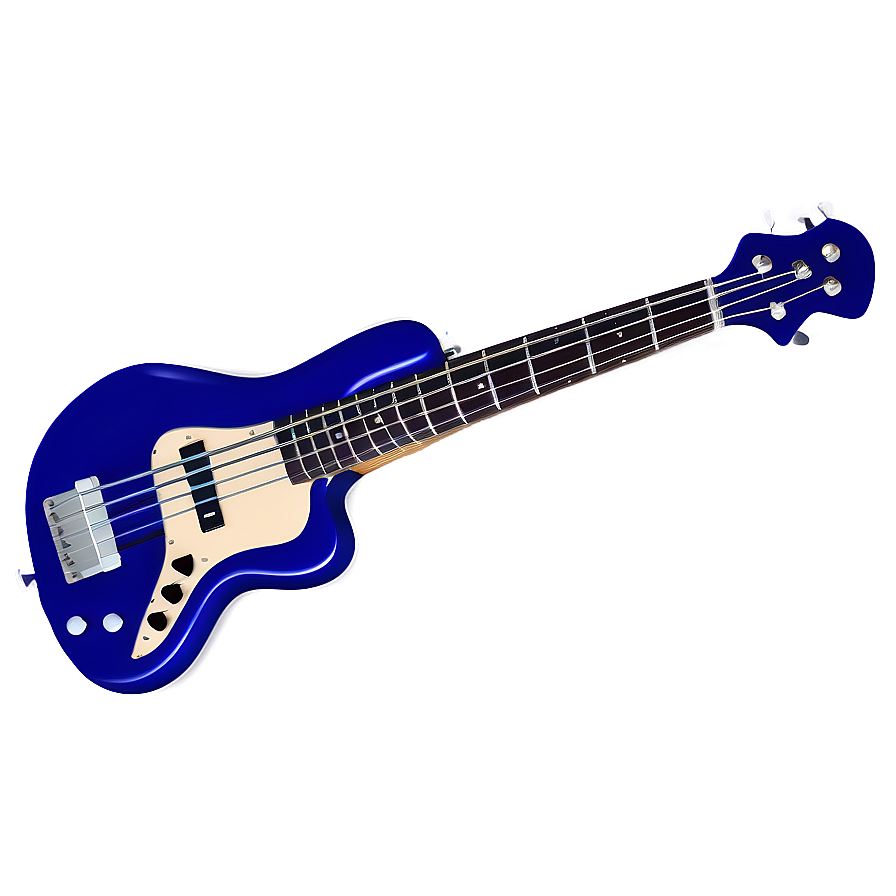 Blue Bass Guitar Png 1 PNG