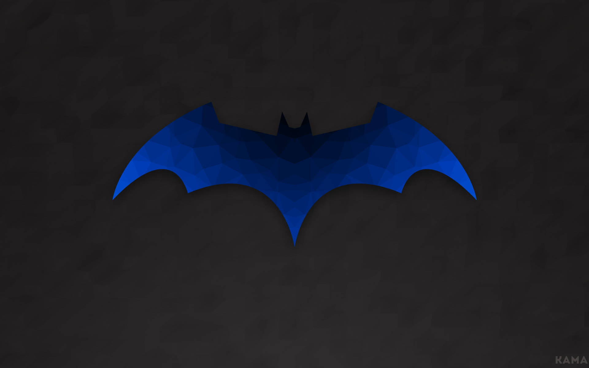 Blue Batman Logo Wallpaper