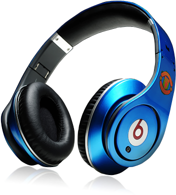 Blue Beats Headphones PNG