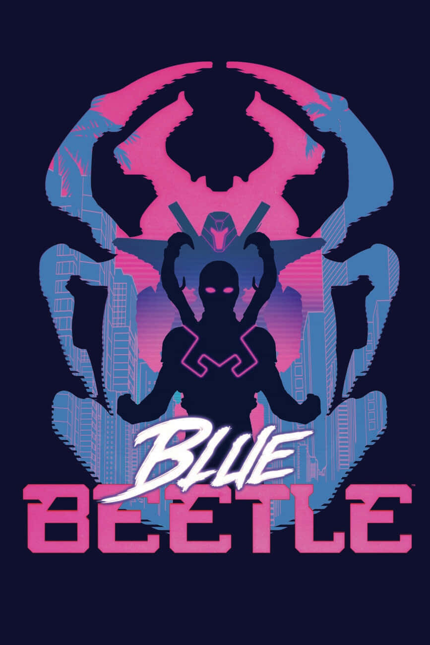 Blue Beetle Poster Art Wallpaper