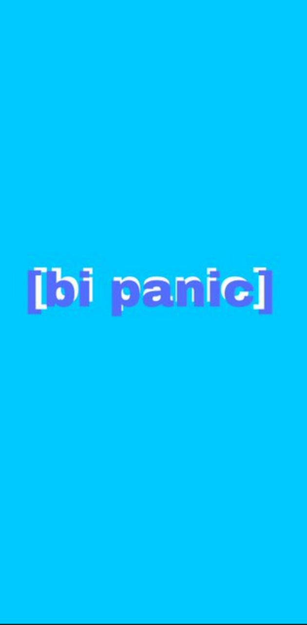 Blue [bi Panic] Wallpaper