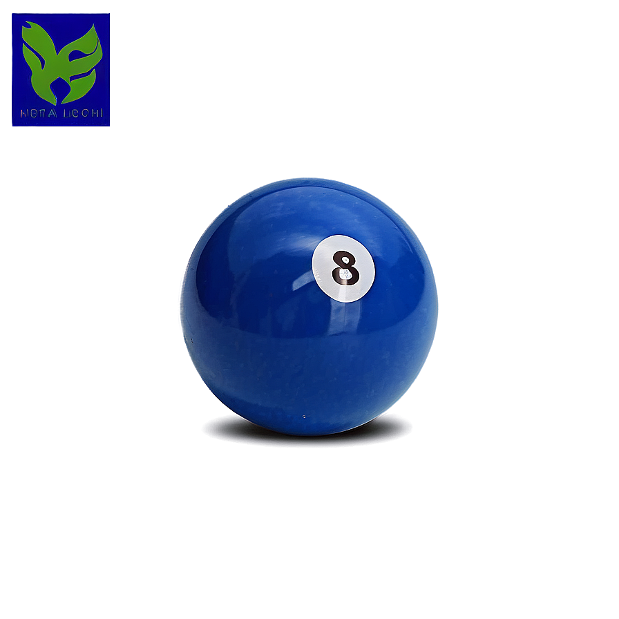 Blue Billiard Ball Png 06132024 PNG