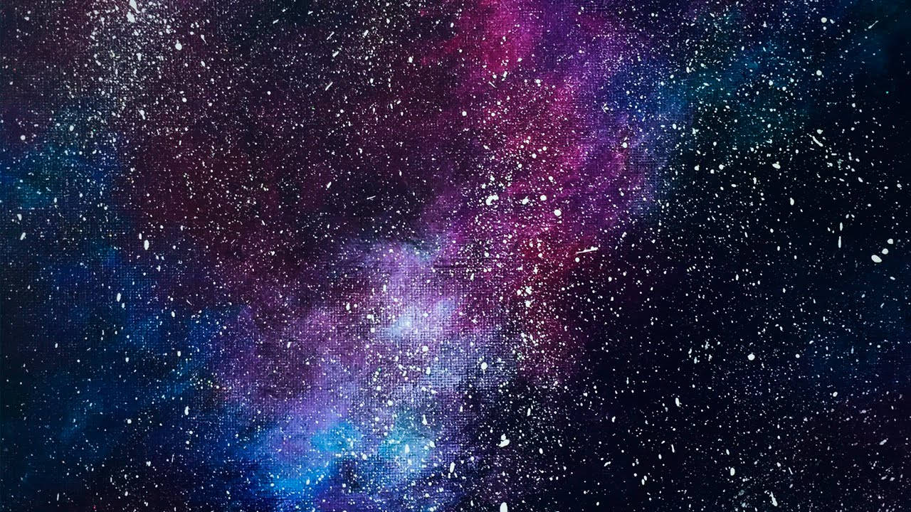 Blue, Black And Purple Galaxy filled with countless stars, Galaxy HD wallpaper