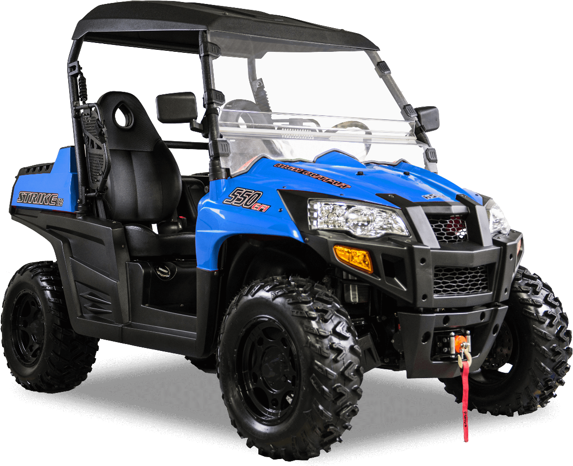 Blue Black Utility A T V PNG