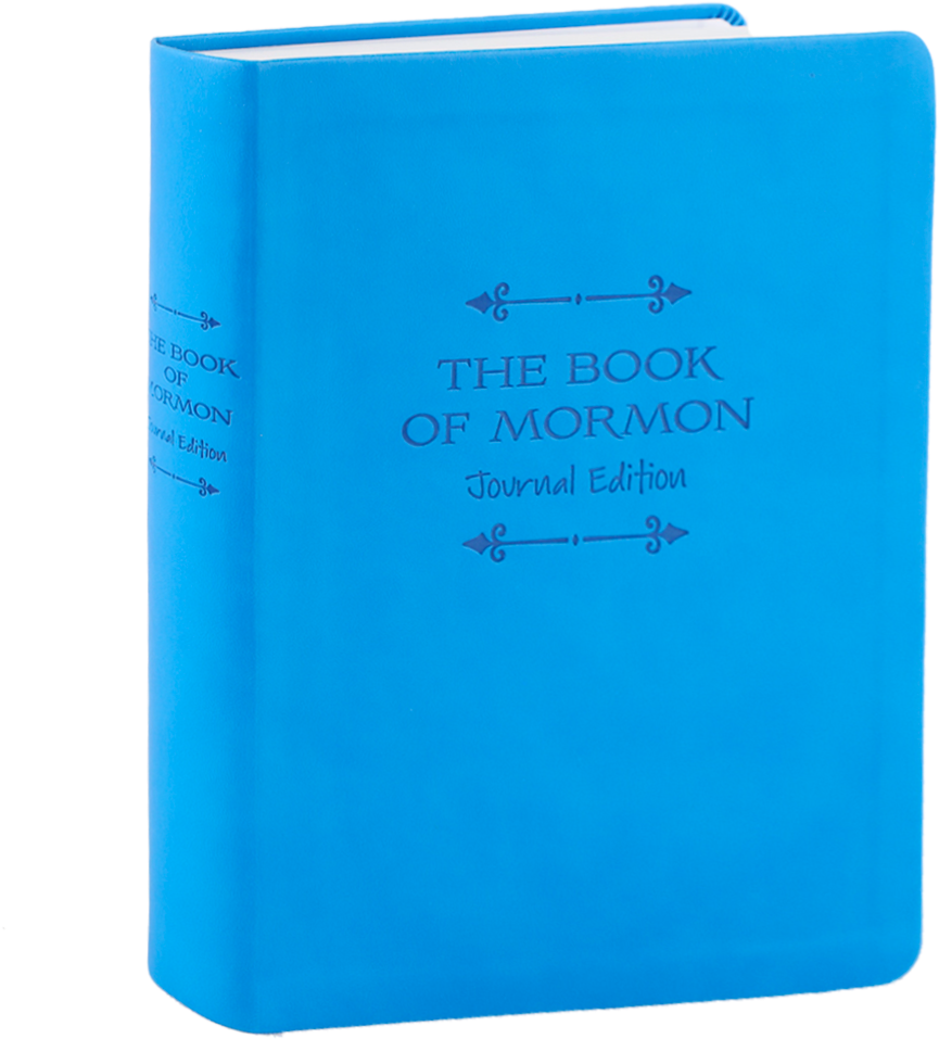 Blue Bookof Mormon Journal Edition PNG
