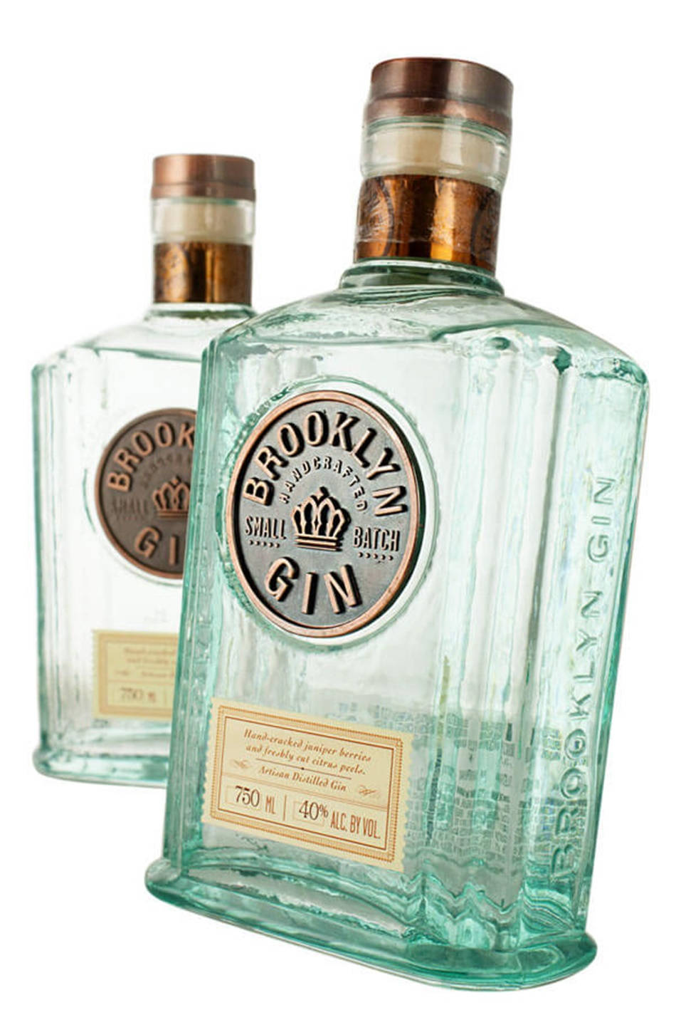 Blue Bottles Of Brooklyn Gin Wallpaper