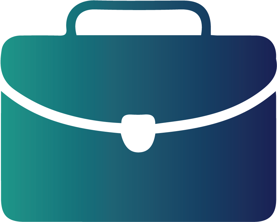 Blue Briefcase Icon PNG