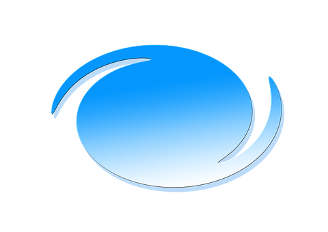 Blue Bubble Logo Design PNG