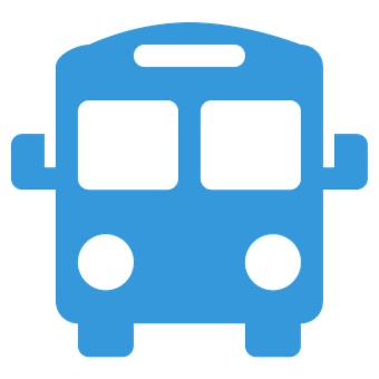 Blue Bus Icon PNG