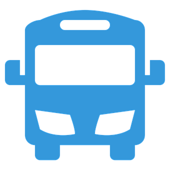 Blue Bus Icon PNG