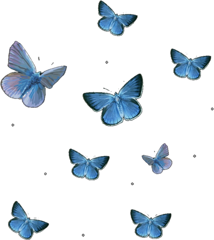 Download Blue Butterflies Pattern | Wallpapers.com