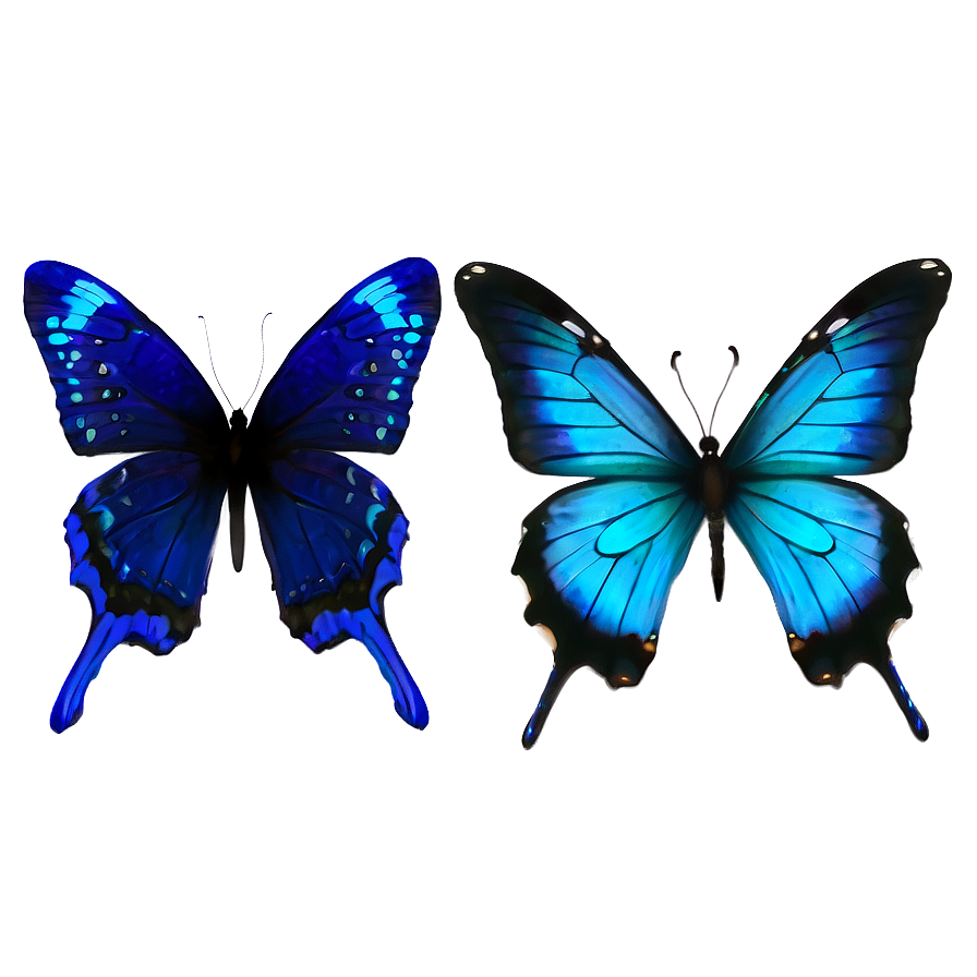 Blue Butterflies Png 28 PNG