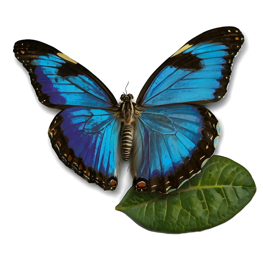 Blue Butterfly In Flight Png 05212024 PNG
