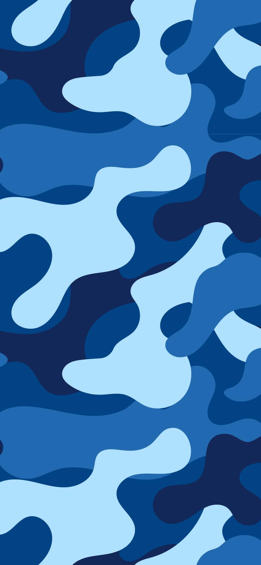 Føl farten i blåt camouflage. Wallpaper