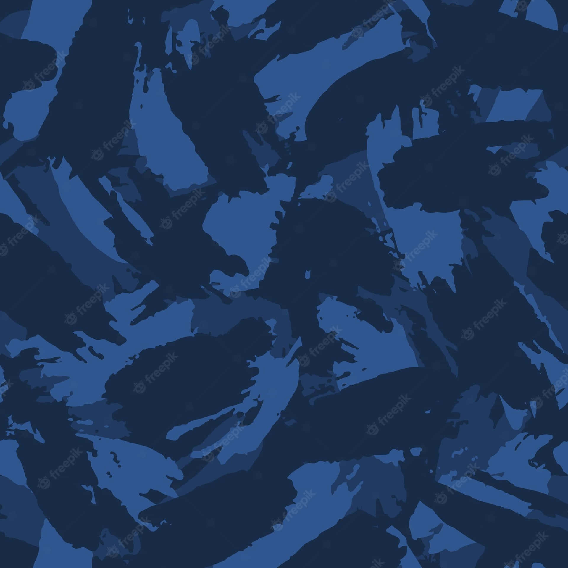 Blaueund Schwarze Pinselstriche Muster Premium Vektor Und Png Wallpaper