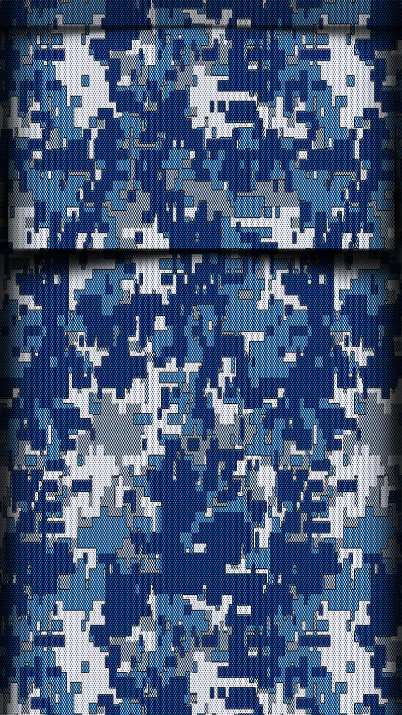 Utomhusäventyrlook Med Blå Kamouflage. Wallpaper
