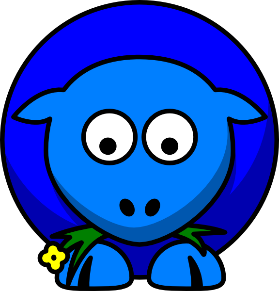 Blue Cartoon Creature Illustration PNG