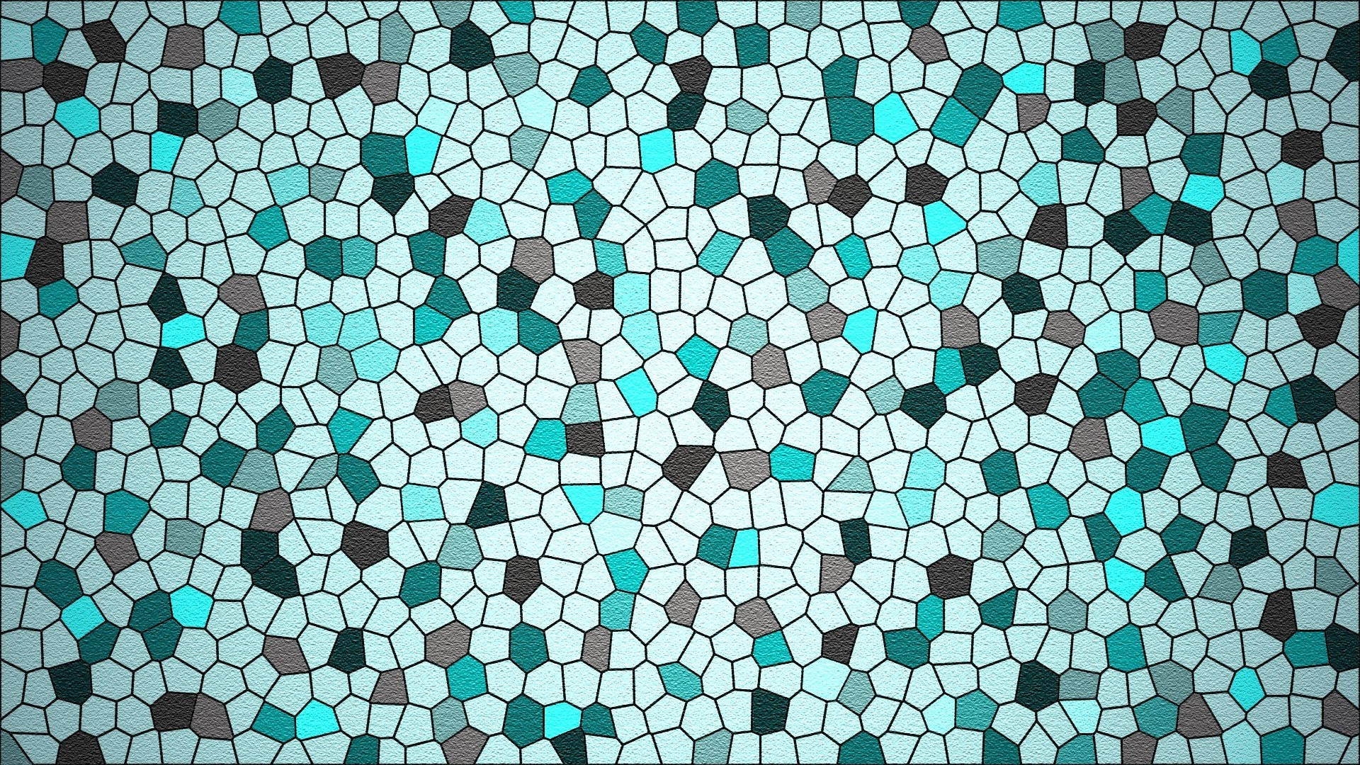Blue Ceramic Mosaic Wallpaper