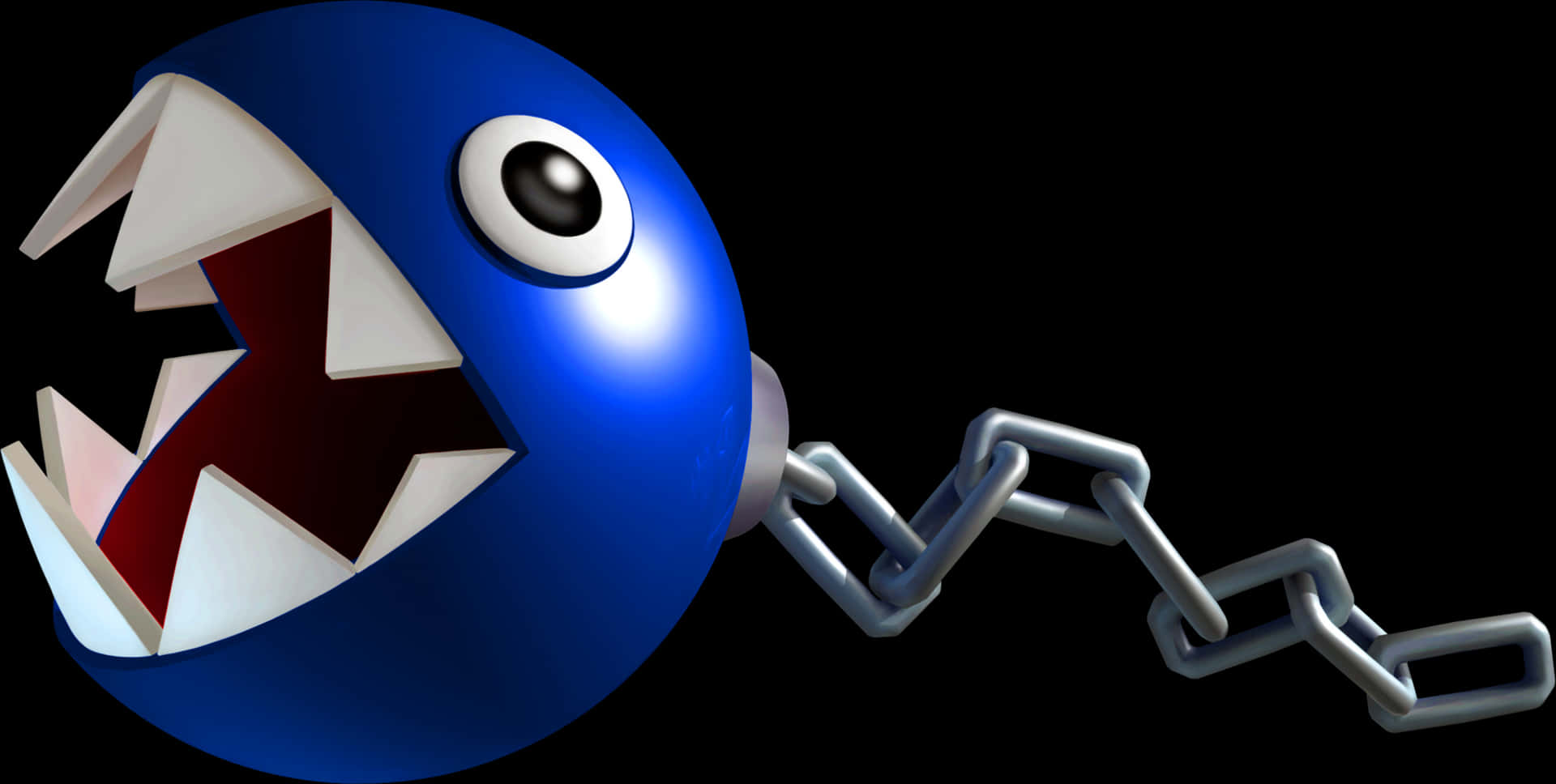 Blue_ Chain_ Chomp_ Character PNG