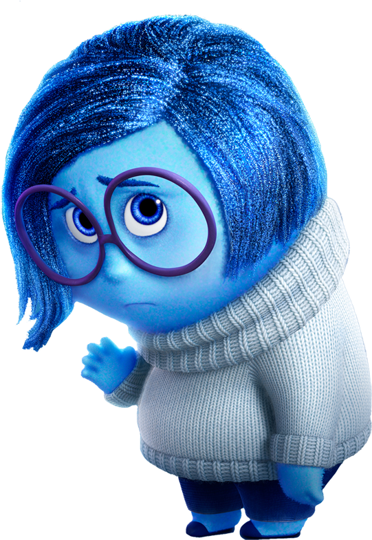 Download Blue Character With Glasses | Wallpapers.com