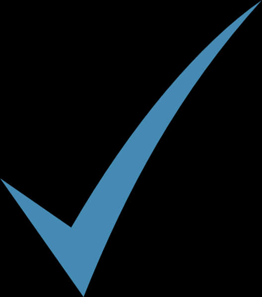 Blue Checkmark Graphic PNG