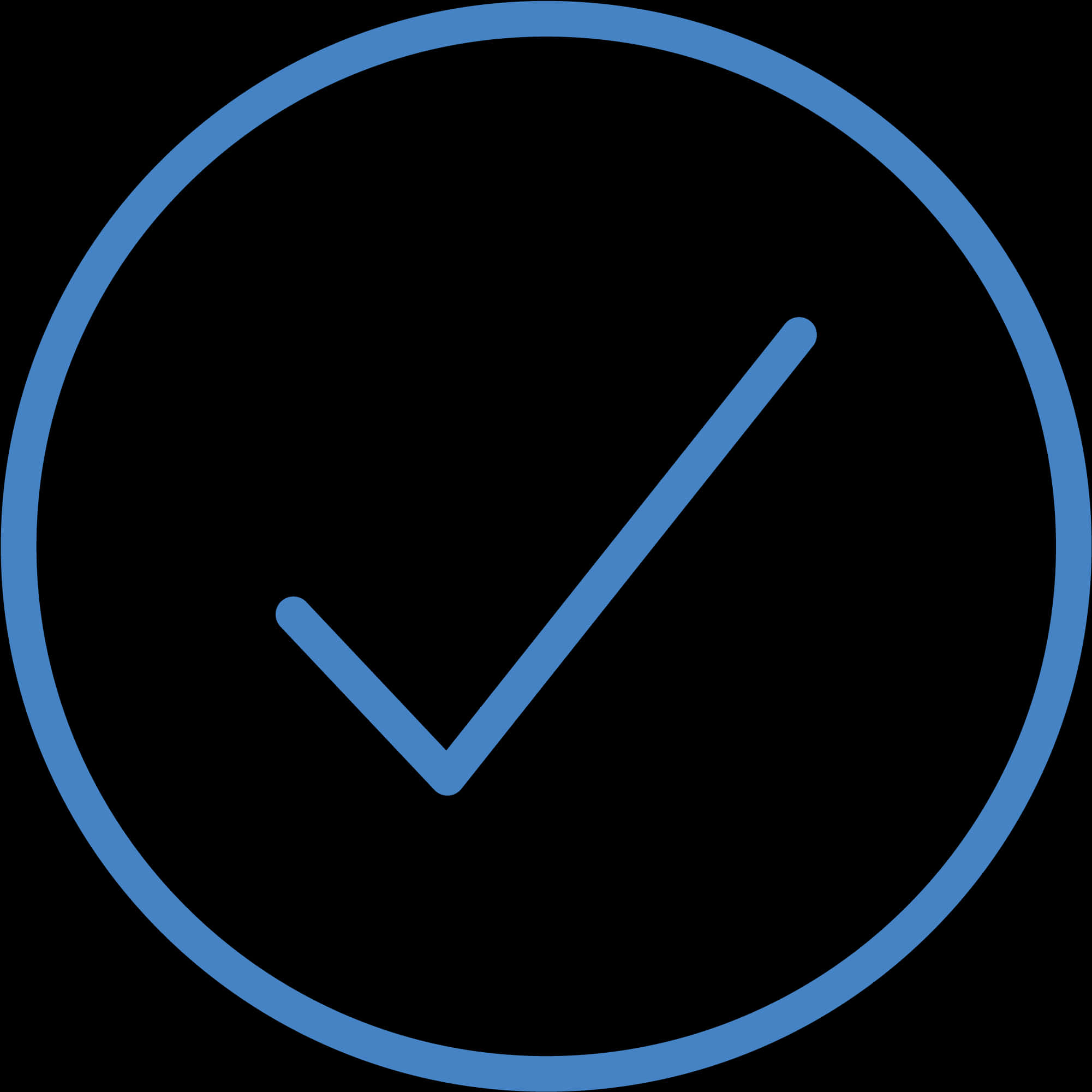 Blue Checkmark Icon PNG