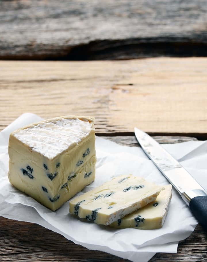 Rich and Creamy Blue Cheese Wallpaper