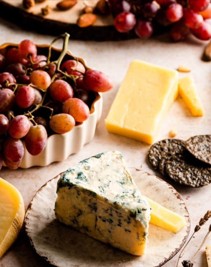 Creamy and Delicious Blue Cheese Wallpaper