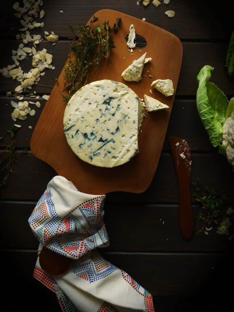 Rich and Flavorful Blue Cheese Wallpaper