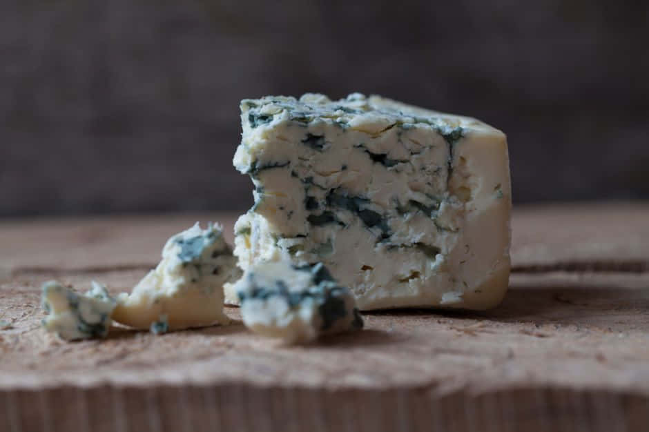 Delicious Blue Cheese - A Savory Treat Wallpaper