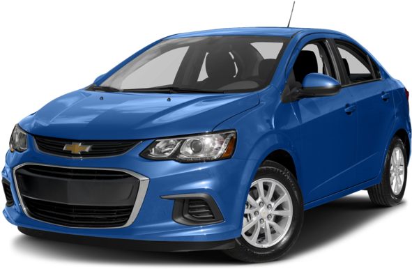 Blue Chevrolet Sedan Profile View PNG