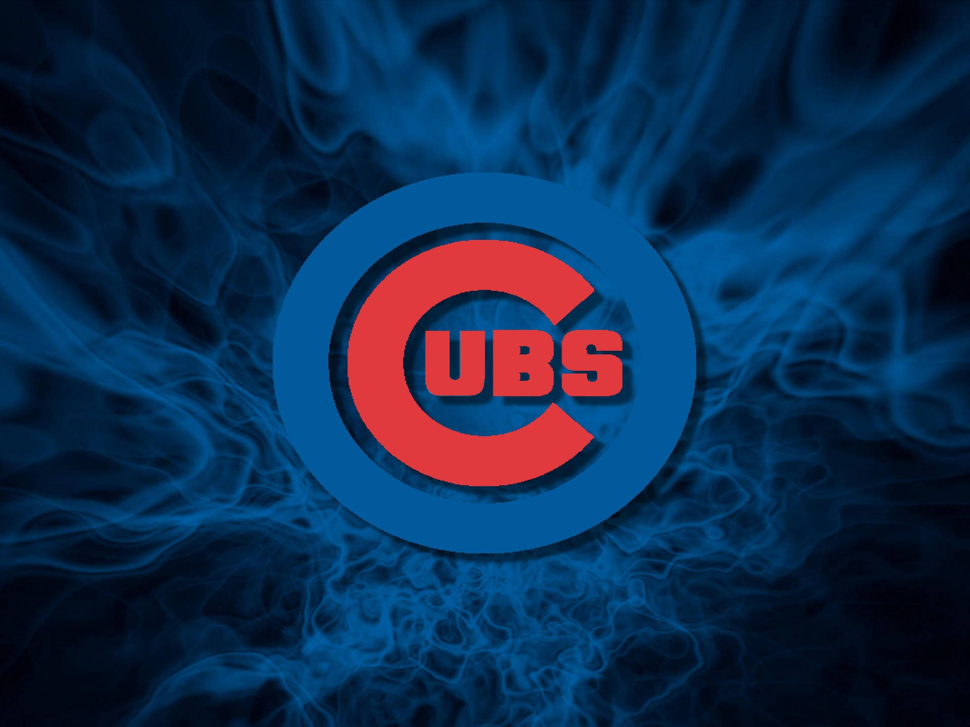 Blue Chicago Cubs Logo Wallpaper