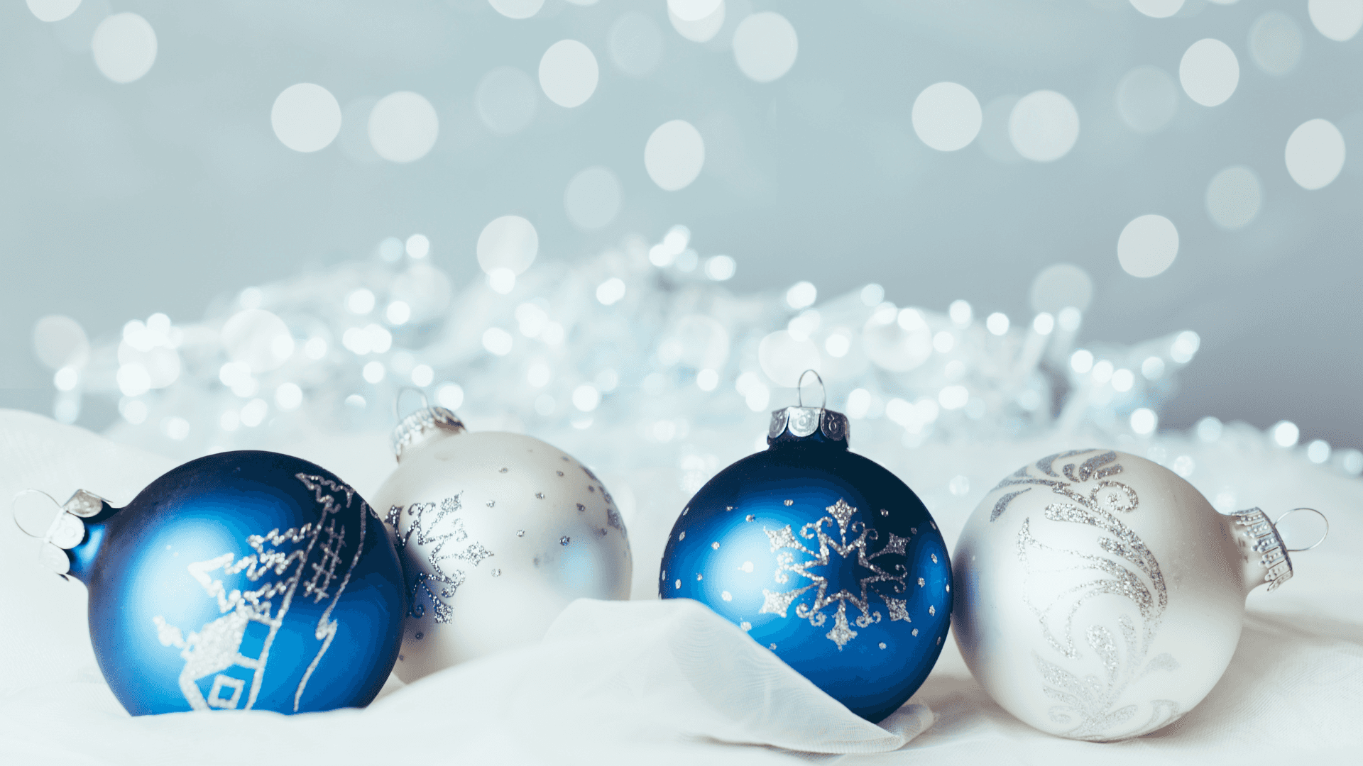 Download Blue Christmas Background | Wallpapers.com