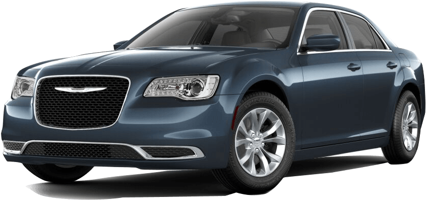 Blue Chrysler Sedan Profile PNG