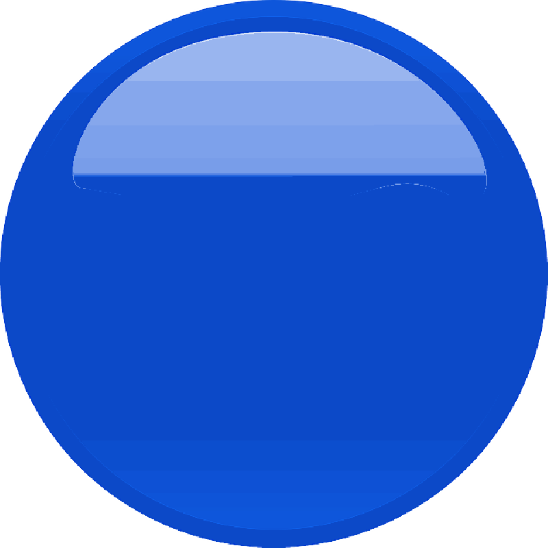 Blue Circle Graphic PNG