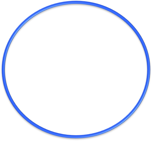 Blue Circle Outlineon Gray Background PNG