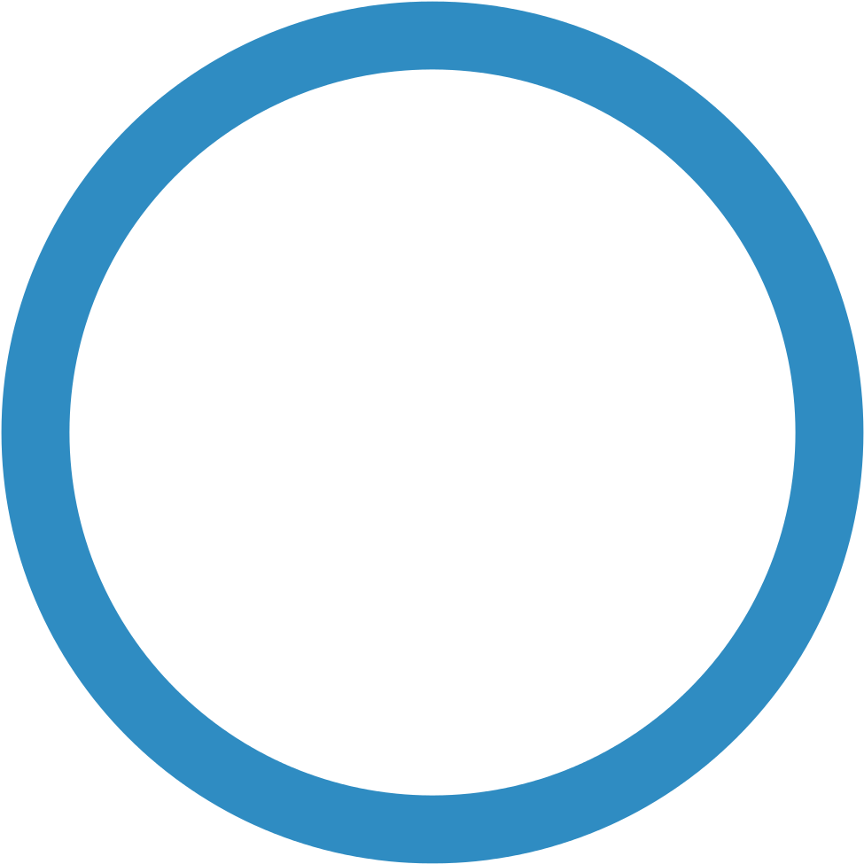 Blue Circle Simple Graphic PNG