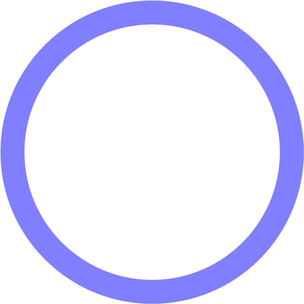 Blue Circle Simple Graphic PNG