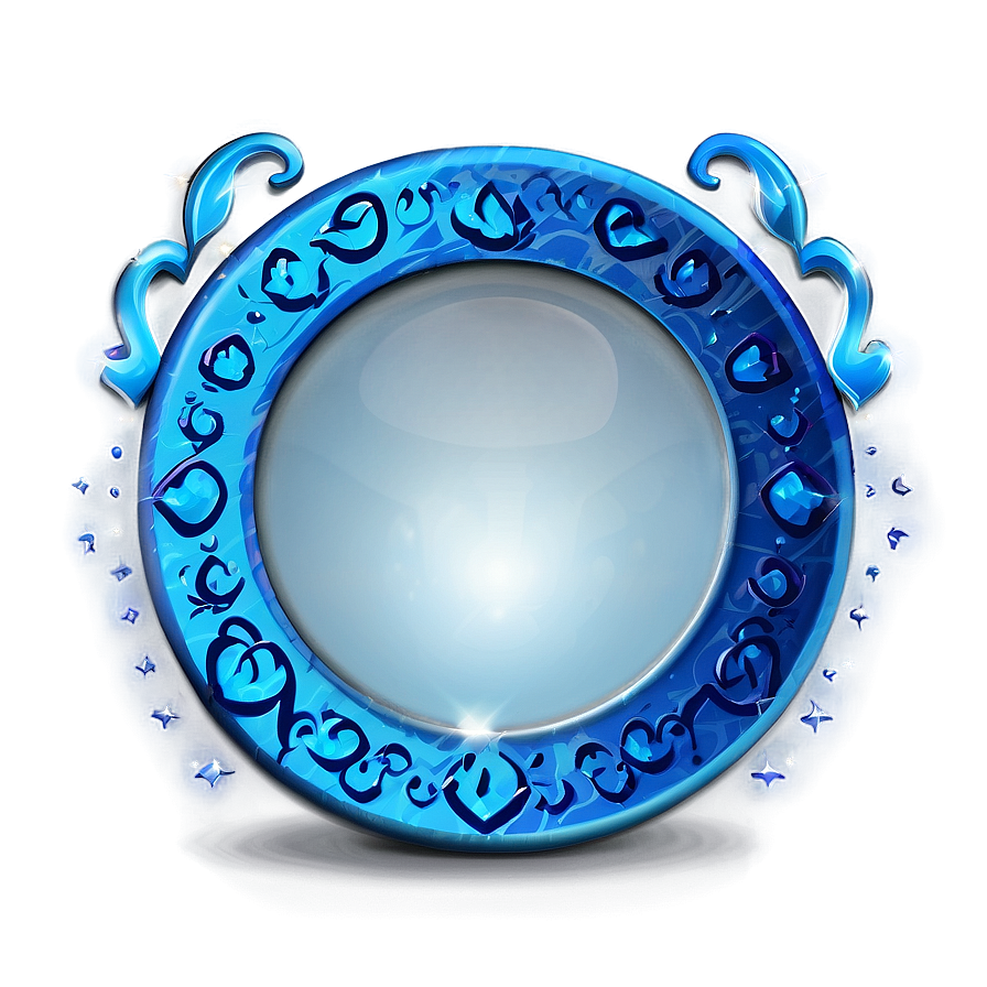 Blue Circle With Heart Png Asv55 PNG