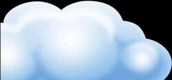 Blue Cloud Balloons Transparent Background PNG