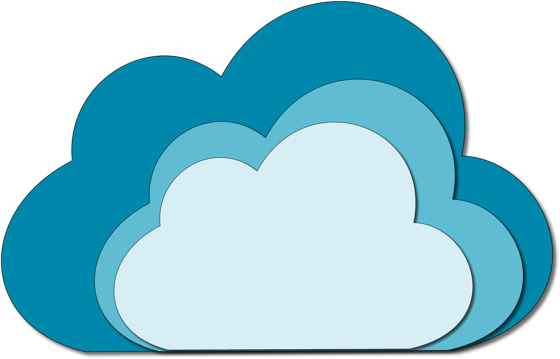 Download Blue Cloud Vector Clipart