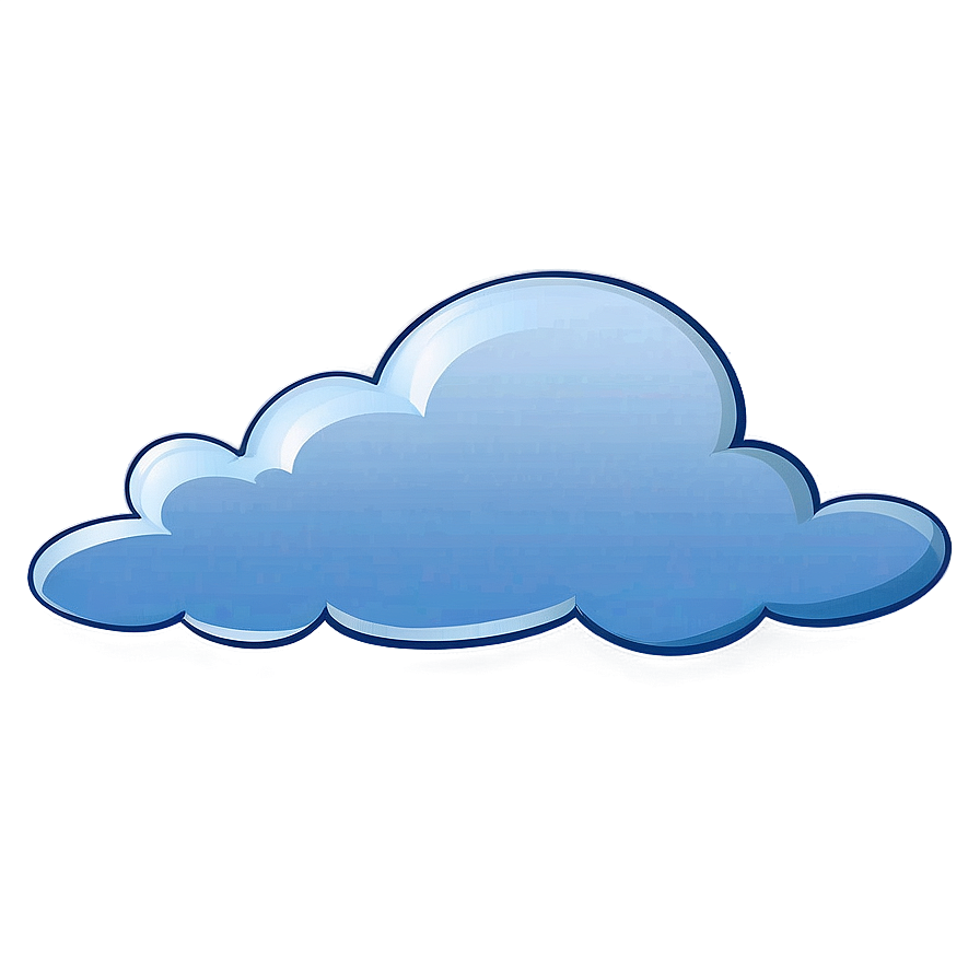 Blue Clouds Clipart Png Fow PNG