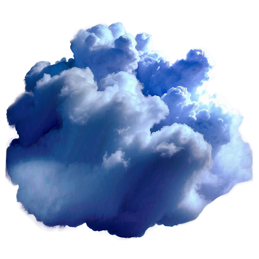 Blue Clouds For Design Png 06202024 PNG
