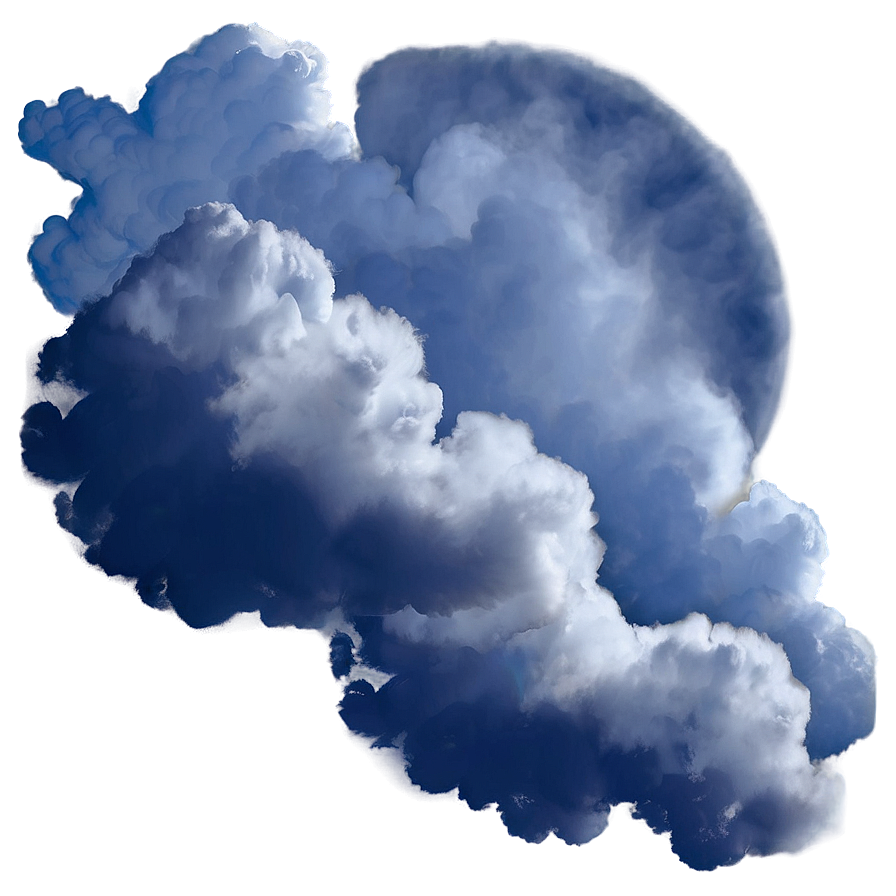 Blue Clouds For Design Png 06202024 PNG