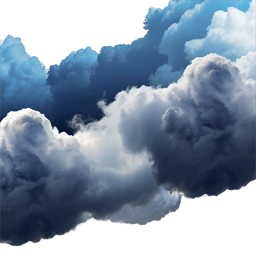 Blue Clouds For Design Png Vll12 PNG