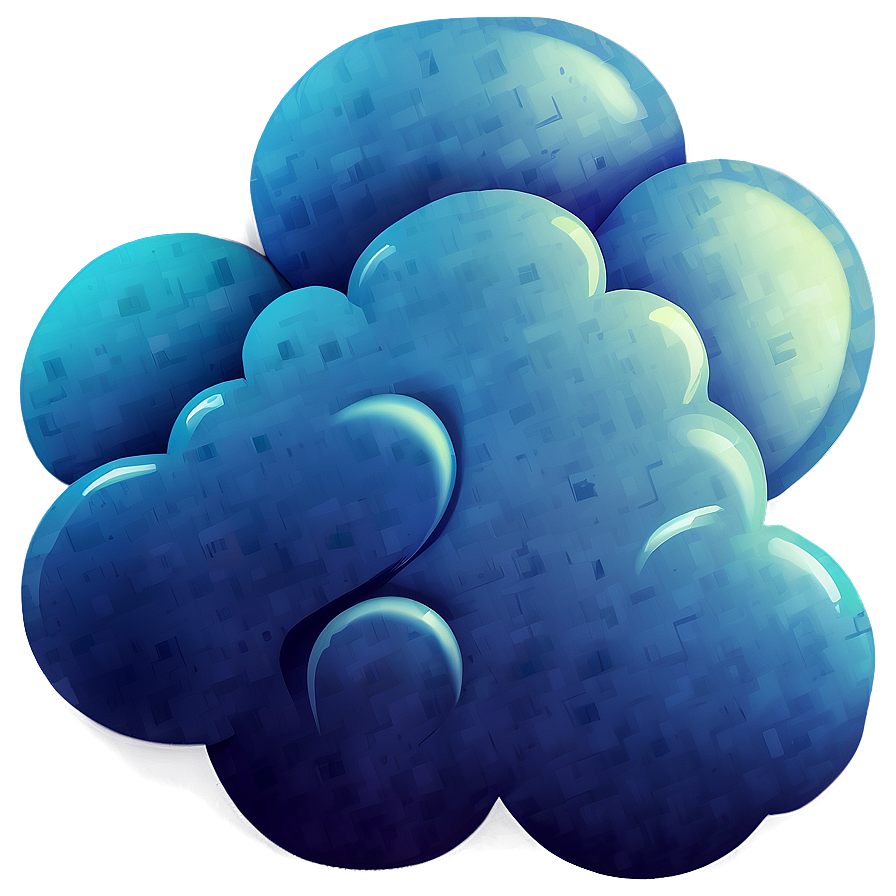 Blue Clouds Illustration Png 47 PNG