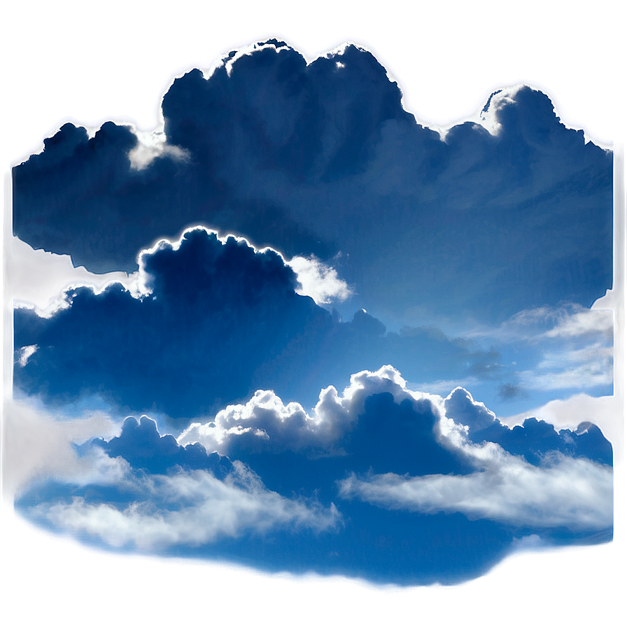 Blue Clouds In Sky Png 06202024 PNG