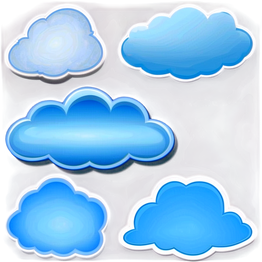 Blue Clouds Png 06202024 PNG